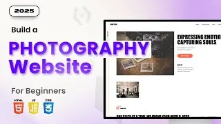 Build a Photography Website Project | HTML CSS JavaScript Responsive Portfolio 2025