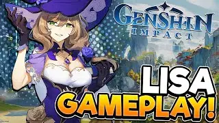 GENSHIN IMPACT | Lisa Gameplay: Talents And Abilities!