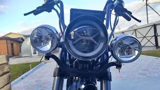 Самодельная люстра для электробайка  Qroad