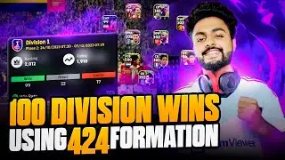 MASTER 4-2-4 CUSTOM FORMATION IN EFOOTBALL🔥 | CAN I WIN 100 GAMES USING ULTRA ATTACKING FORMATION? 🥵