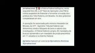 PF cumpre mandados contra financiadores fos ataques às sedes dos Três Poderes