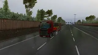 Universal truck simulator 🔥 Heay Rain Delivery