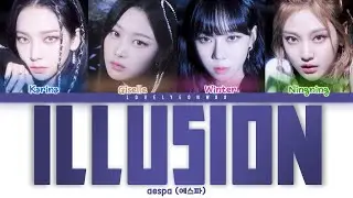 aespa (에스파) – Illusion (도깨비불) Lyrics (Color Coded Han/Rom/Eng)