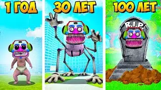 ЖИЗНЬ КОШМАРНОГО ДИДЖЕЯ ФНАФ 9 ОТ РОЖДЕНИЯ ДО СМЕРТИ В ГАРРИС МОД FNAF SECURITY BREACH В Garry`s Mod