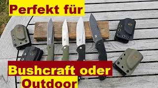 Die neuen Outdoor/Bushcraft Messer von ODENWOLF! Telum + Nigrum EDC Taschenmesser Review / Test 2024