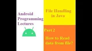 Reading  and Writing Data in file | File Handling in Java | part2