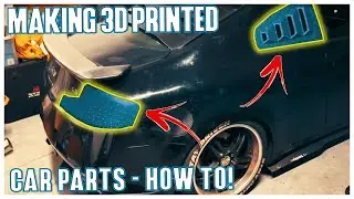 Making 3D Car Parts for my G35 - The 