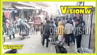 Churu चूरू रेलवे स्टेशन के सामने 2 दुकानदारों में कहासुनी के बाद चली लाठियां