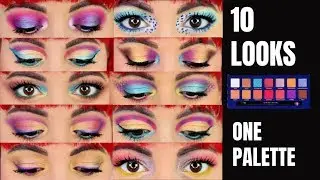 Anastasia Beverly Hills Riviera palette | 10 Looks | Tutorial style