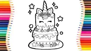 How to Draw a Birthday Cake