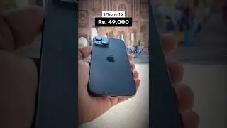iPhone 15 only Rs. 49,999 flipkart big diwali sale #iphone15 #shorts