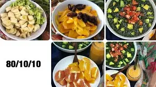 Day 3:  80/10/10 Raw Vegan Reset  What I eat in a day as a fruitarian F