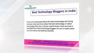 Best Technology Bloggers In India