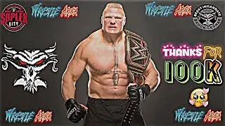 Brock Lesnar Edit 🫶🏻👑❤️‍🔥‼️ Thanks u so much for 100K 🙏🥹‼️#brocklesnar #wwe #youtube #100k
