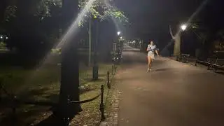 [4k] Midnight walk 12am in Frańciszkańska - Wawel Kraków Poland 06252022