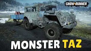 SnowRunner Модовый Скаут Monster 4x4