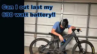 Can I Out ride a 630 watt battery!! 2020 Norco range Ebike battery test.
