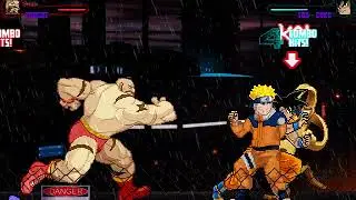 MUGEN Request: Taffy & Zangief Vs Naruto & Goku