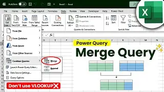❌Don't Use VLOOKUP || Merge More Than Two Tables with Advanced Merge Queries || Power Query