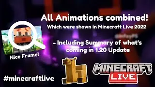 All Animation Shown in Minecraft Live 2022 | #infoyps #minecraft #2023 #2022 |