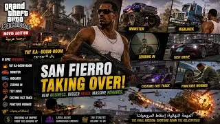 💥 GTA San Andreas Movie Edition | Yay Ka-Boom-Boom • Test Drive • Helicopter Battle | ترجمة عربية