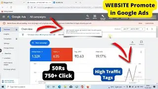 How To Promote Website On Google Ads | High traffic keywords | Create Ads On Google AdWord