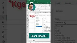 Excel Tips 001 how to sum with units kgs, PCs etc #ytshorts #yt #excel