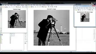 Zooming in and zooming out an image with matlab (Spacial resolution)