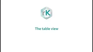 The table view