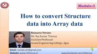 How to access structure data as an array