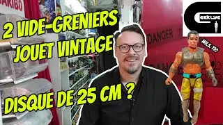 Geeklye Vide greniers du 21 07 2024 : 45 tours DVD LaserDisk, He-man, Jurassic World, jouet vintage