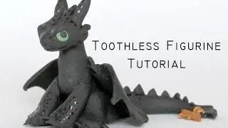 Polymer Clay: Toothless Dragon from How To Train Your Dragon