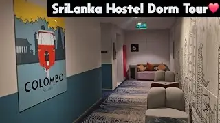 My Hostel Dorm Tour in Colombo Srilanka 🛏🇱🇰