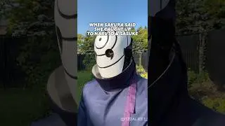 Sakura caught up to Naruto & Sasuke