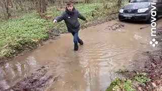 уаз patriot по бездорожью часть 3
