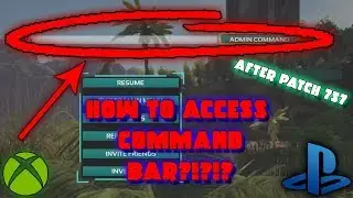ARK - HOW TO ACCESS THE ADMIN COMMAND BAR - USE CONSOLE COMMANDS! - (Ark Tutorial)