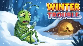 The Grasshopper's winter trouble | English Cartoon Story | Moral Lesson for Kids