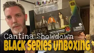 Hasbro POTF Cantina Showdown Star Wars Black Series Unboxing Pulsecon Exclusive Ponda Baba Dr Evazan