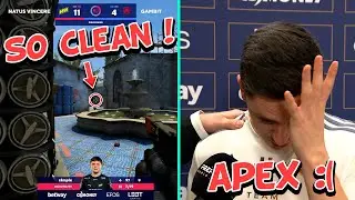 S1MPLE Saves the Round With 3 P250 Kills! APEX in Tears. - CSGO TWITCH CLIPS