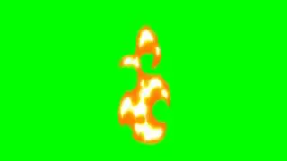 Animated Fire ✩ HD Greenscreen / Chroma Key