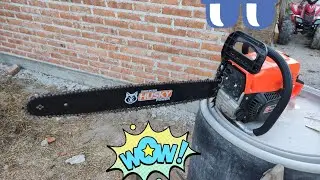 Cortando un árbol con Motosierra Husky Power HKM5822 (Parte 1)