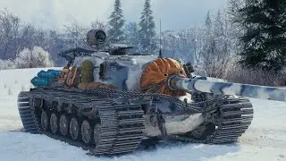 Смотрим и ОФИГЕВАЕМ ВМЕСТЕ: НОВЫЕ 3D СТИЛИ на 121, Объект 705А и T110E3! ПРОСТО ЗИМНЯЯ БОМБА!?