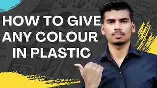 how to give colour in plastic ll master batch ll plastic process