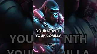 Ai draws Your month Your Gorilla #ai #gorilla #aigenerated #aiartcommunity #aiart