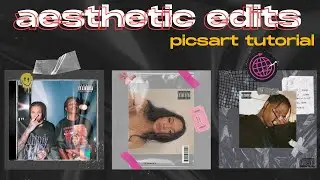 AESTHETIC EDITS with PICSART // Cd cover & Plastic effect