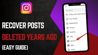 How To Recover Deleted Instagram Posts From Years Ago