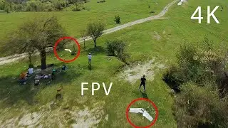 FPV Drone and FPV Wings adventure. Freestyle cinematic