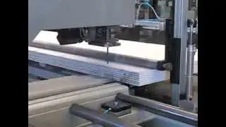 MZ Project - PADE- bandsawing centre CNC HOPPER with auto loader cutting drywall