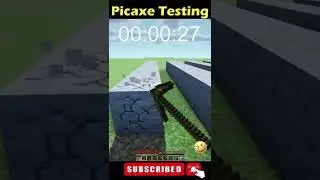 Pickaxe Testing |  