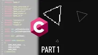 ASTEROIDS in C - Raylib Tutorial Part 1
